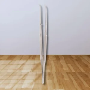 MICRO TISSUE FORCEP SERRATED CURVED 18CM